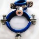 M10 Bolted pipe clip bossed type N.B.pipe clip heavy duty pipe clamp with socket